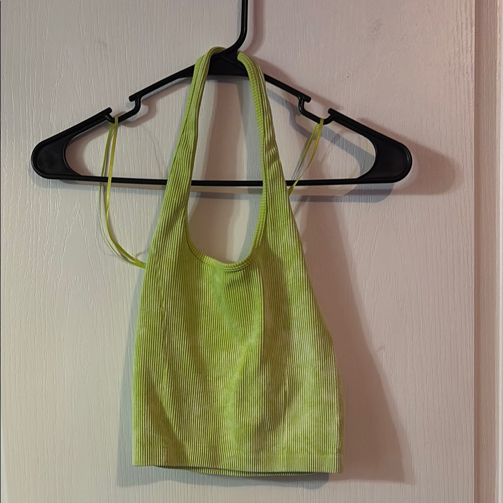 American Eagle Outfitters Green Halter Top